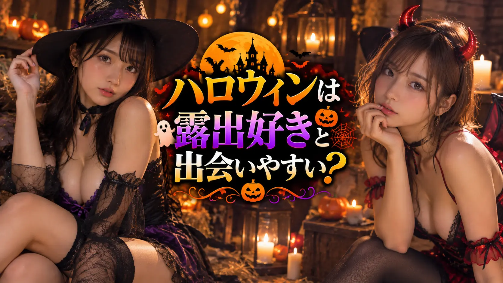 ハロウィンは露出好きと出会いやすい？大胆なコスプレと隠れた露出願望の関係